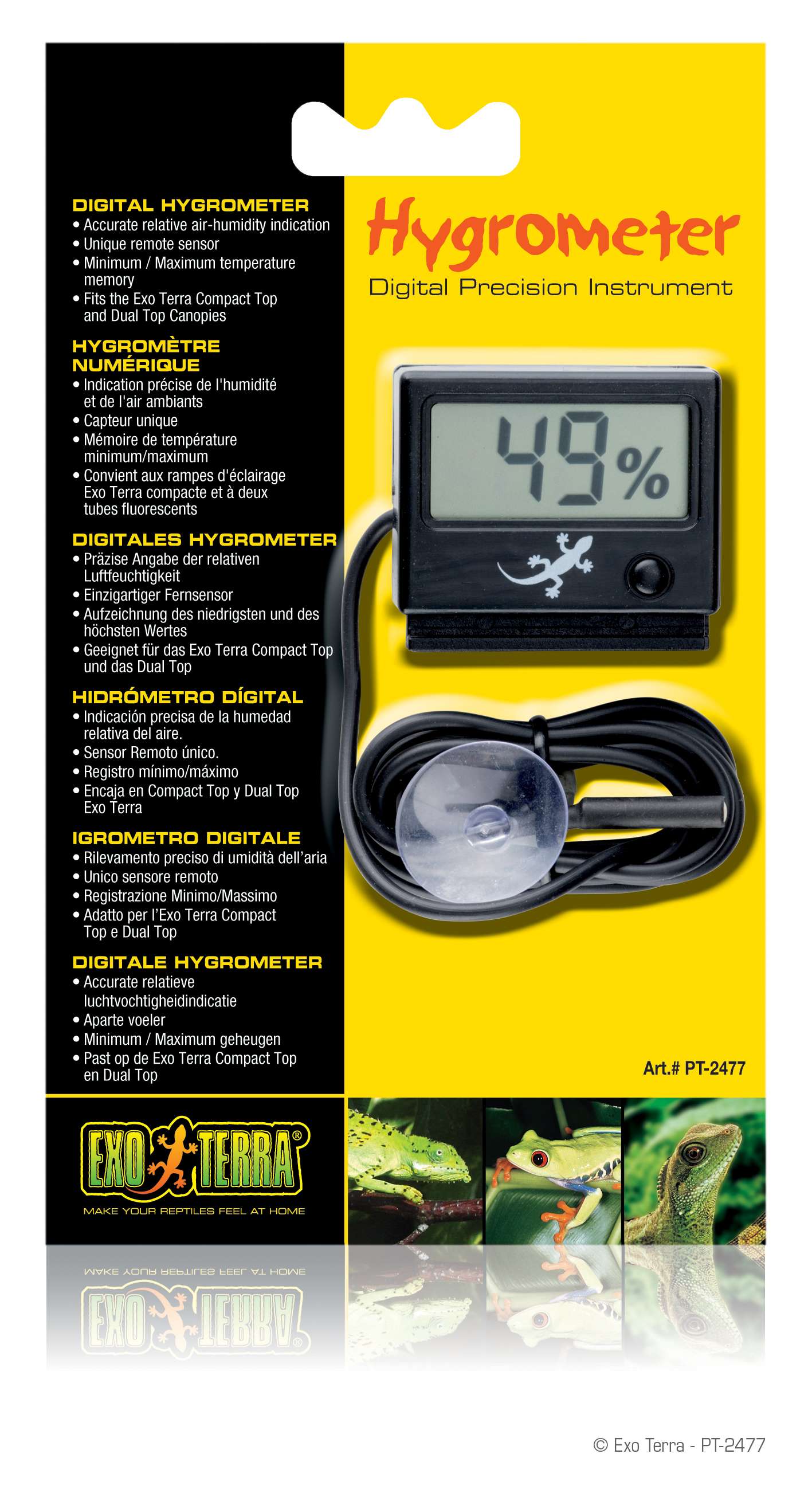 Exo Terra Digitalt Hygrometer PT2477