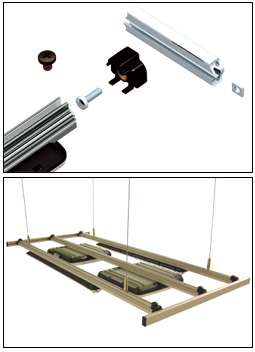 TMC Aquaray justerbar Sideskinne