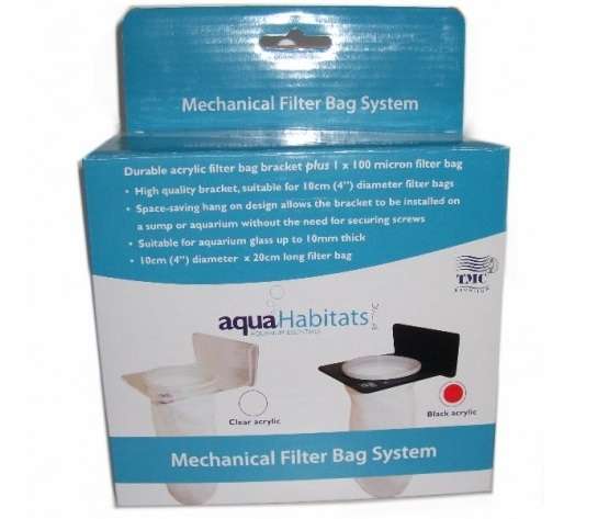 TMC AquaHabitat Filtersokk med holder Sort