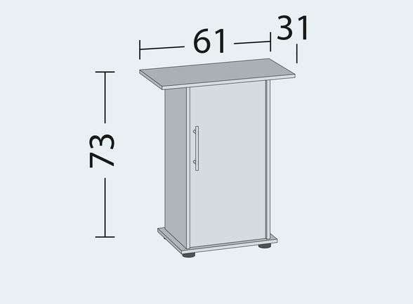 Juwel Akvariebord SB 60/70 Hvit