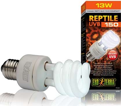Exo Terra Reptile UVB 150 Pære 13W