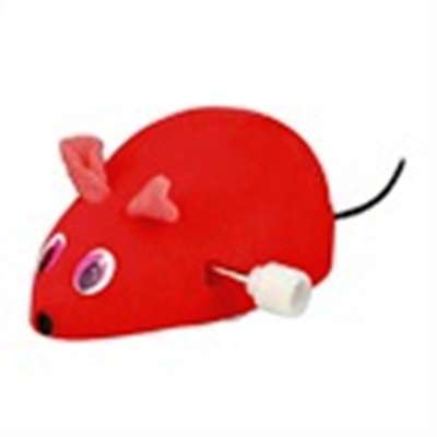 Opptrekksmus grå, 7cm