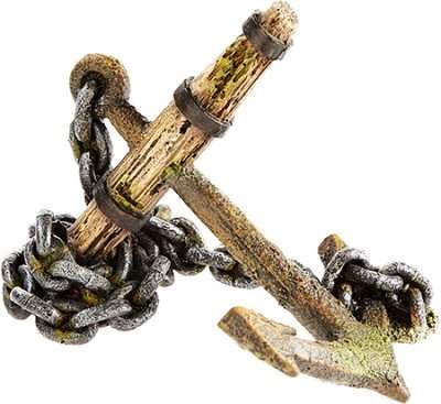 Anker med kjetting 15x8.7x11cm