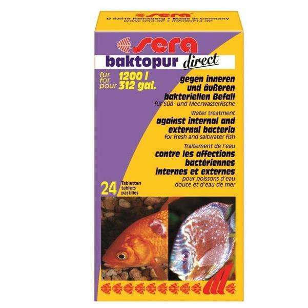 Sera Baktopur Direct 24 tabletter