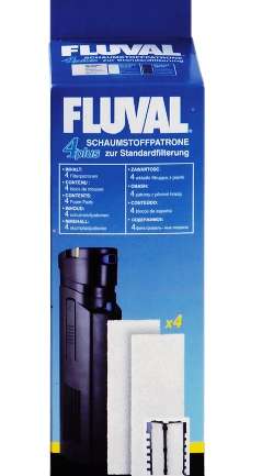 Fluval 4plus Skumfilter patron 4pak A186