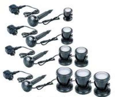 BOYU DAMMBELYSNING MED LJUSSENSOR 1ST 1.5W LED 12V VIT