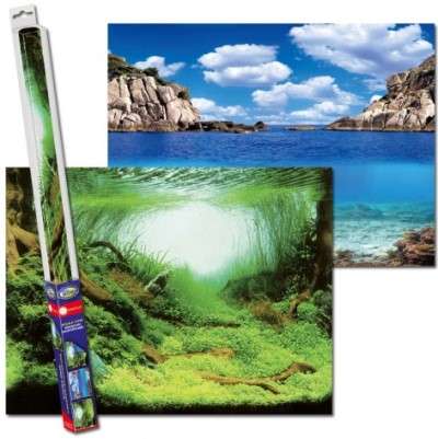 Aqua Nova Akvariebakgrunn 60x30  PLANTS/OCEAN S