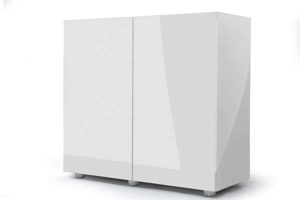 Aquael Møbel Glossy 80 Hvit 125l