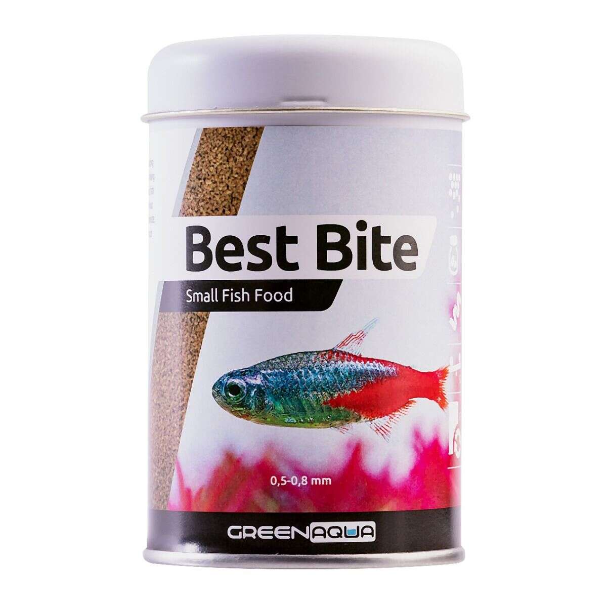 Green Aqua Best Bite Small - granulat fish food - 90 g
