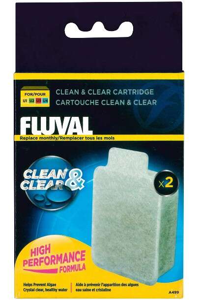 Fluval Clean & Clear filterpatron 2pak. A499