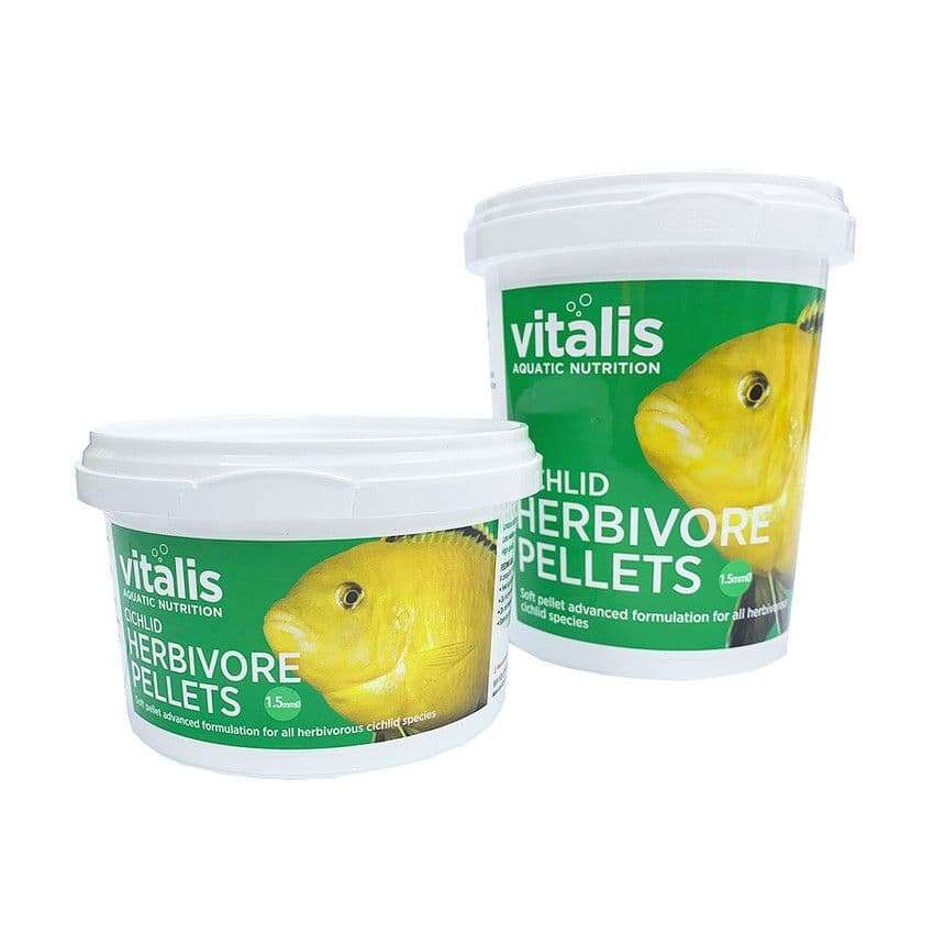 Vitalis Cichlid Herbivore Pellets 1.5mm 260g
