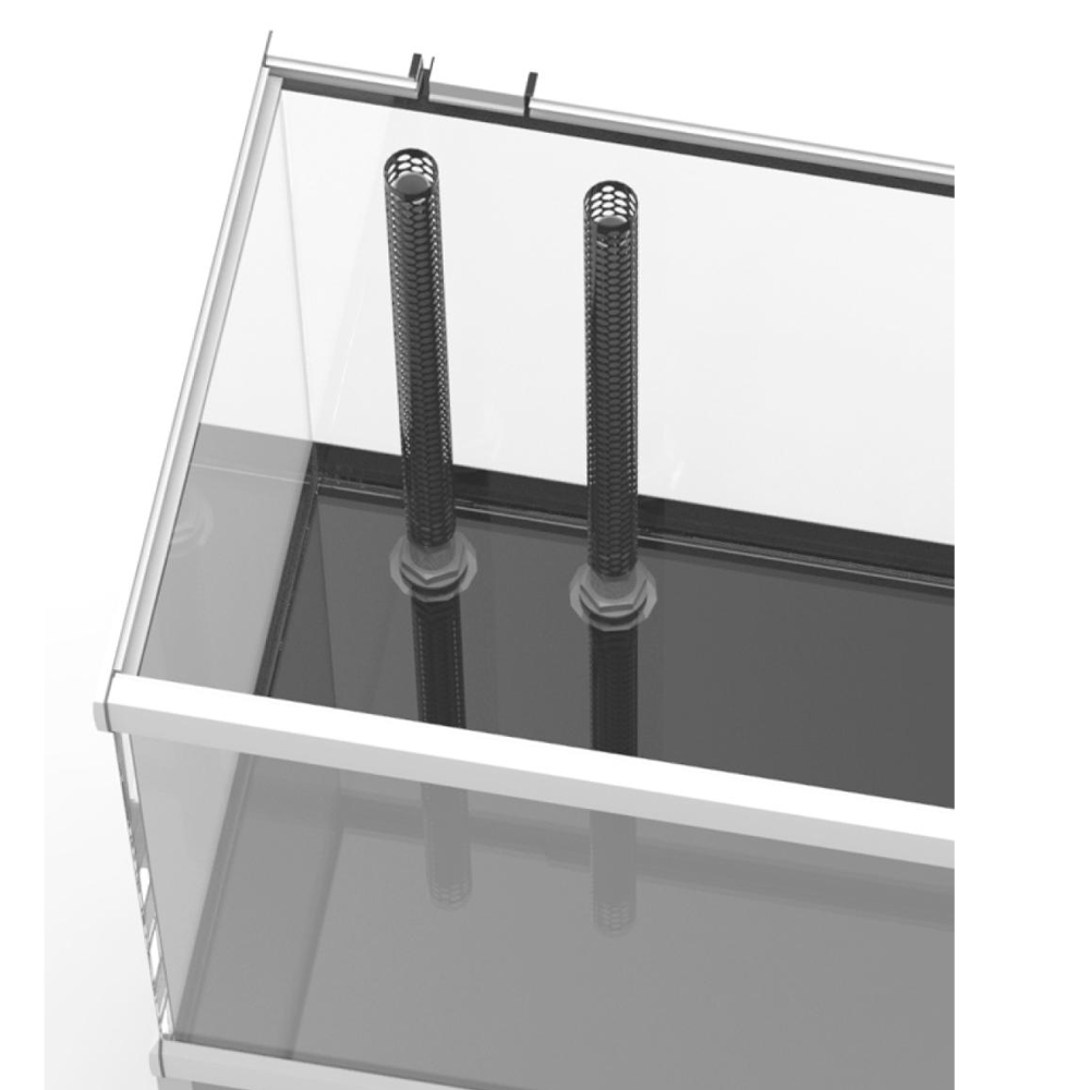 Akvastabil Overløpsrør med Gitter 25mm x 3/4"