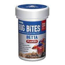 Fluval Bug Bites Betta Color Enhancing Flakes 18g A7366