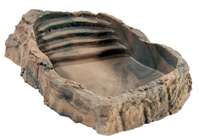 hobby Drinking bowl L, grey, 24x17x4 cm, 550 ml