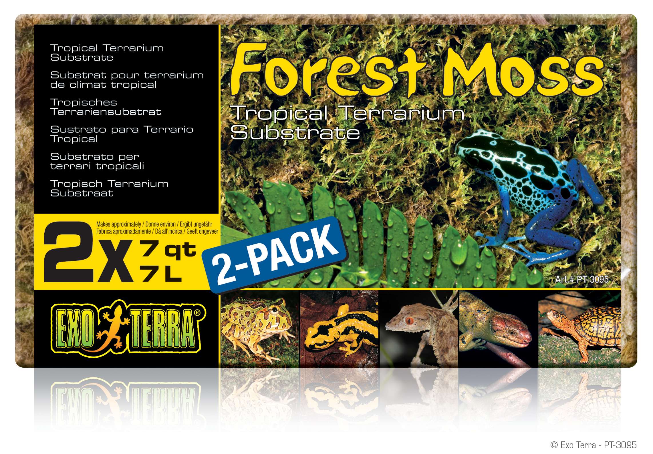 Exo Terra Forest Moss 2 x 7 Liter