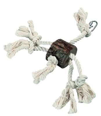 Fugl REPLEKSAK MED TRÄ 25CM