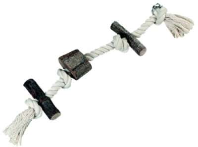 Fugl REPLEKSAK MED TRÄ 40CM