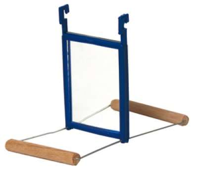 Fugl SPEGELGUNGA TRÄ AKITA 15x7x10CM