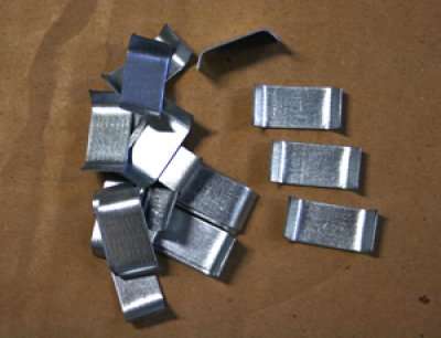 Fugl Flatklips 1kg rustfri