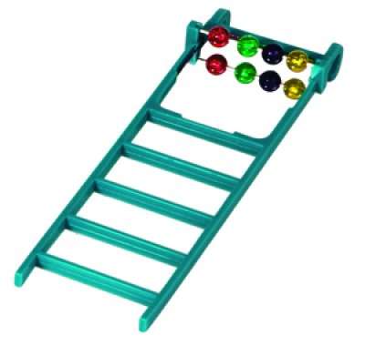 Fugl STIGE PLAST MED KULRAM 6x2x20CM