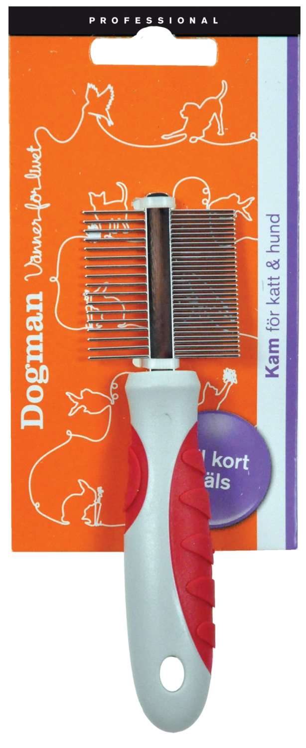 Kattekam liten dobbel XS 17/32 ten