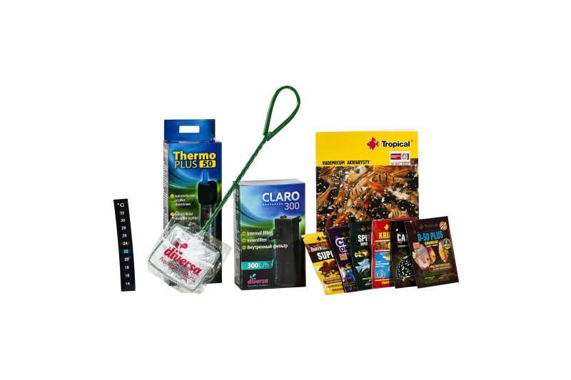 Diversa Startup 60 LED akvariesett 60x30x30cm sort