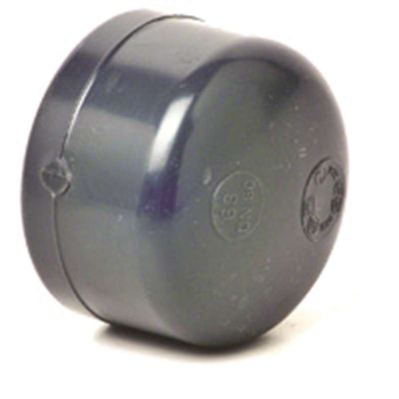 PVC Endekappe 50mm