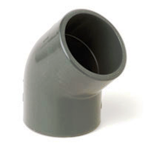 PVC Bend 45 grader 20mm