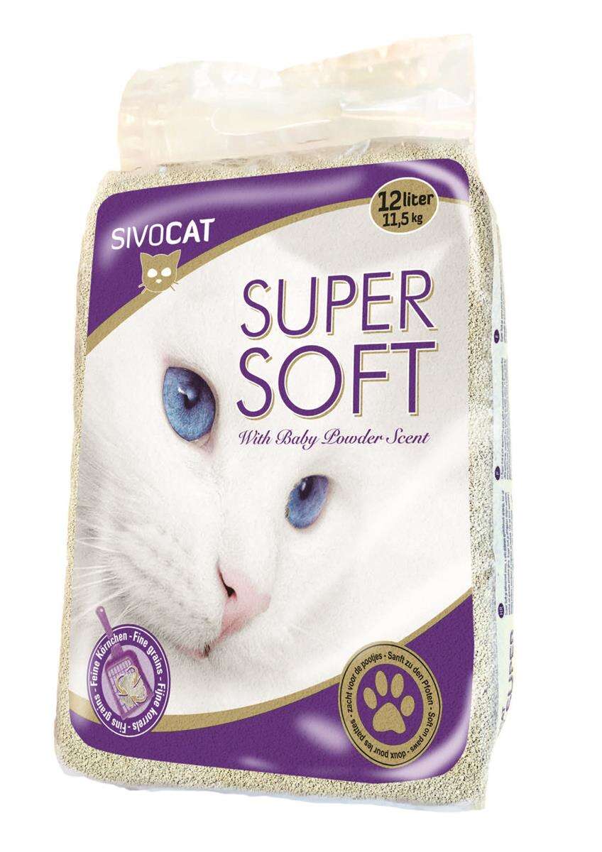 Sivocat Kattesand Super Soft m/baby powder 12kg