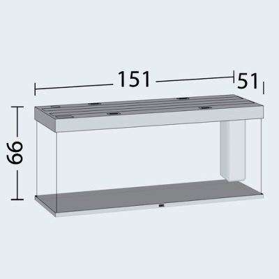 Juwel Rio 450 LED Hvit