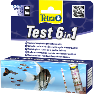 Tetra teststrips 6in1 25 strips
