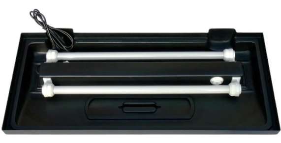 Diversa Akvariedeksel LED 100x40cm Sort