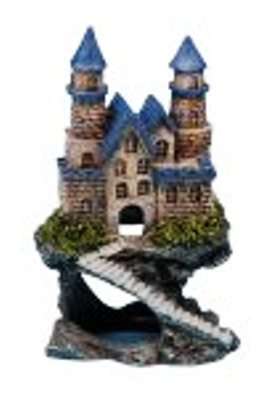 Slott med blått tak 10cm XS
