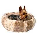 Plysh hundeseng Leika 50cm beige