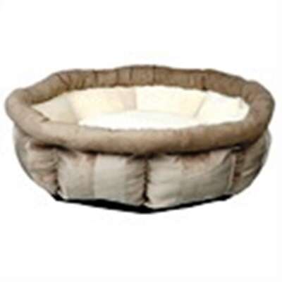 Hundeseng Leona ø45cm brun/creme