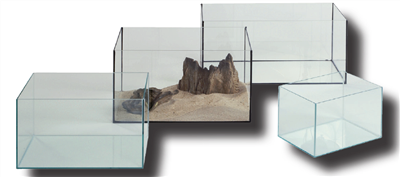 W2 - Helglass akvarium 25L med dekkglass