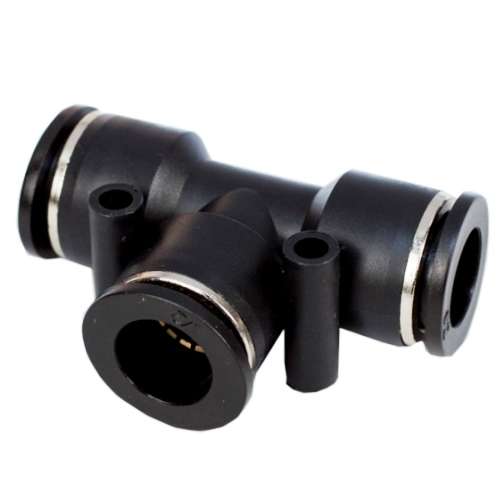 CO2 T-stykke push-lock