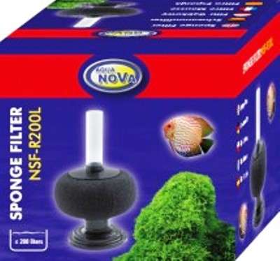 Aqua Nova Luftdrevet akvariefilter NSF-D200L