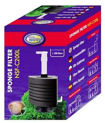Aqua Nova Luftdrevet akvariefilter NSF-C200L