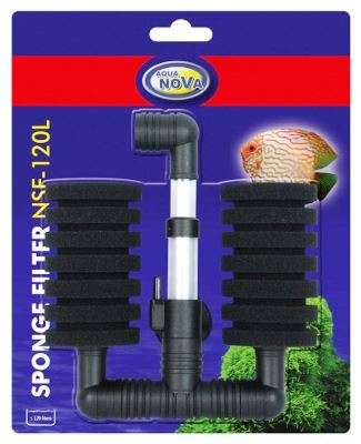 Aqua Nova Luftdrevet Akvariefilter NSF-120L