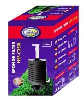 Aqua Nova Luftdrevet akvariefilter NSF-C350L