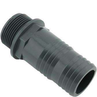 PVC Slangenippel 3/4"" Utvendig gjenge
