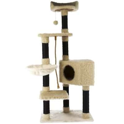 Kloremøbel hvit/svart H139cm