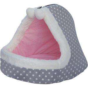 Katte iglo Mimmi Grå/Rosa 45x37x31