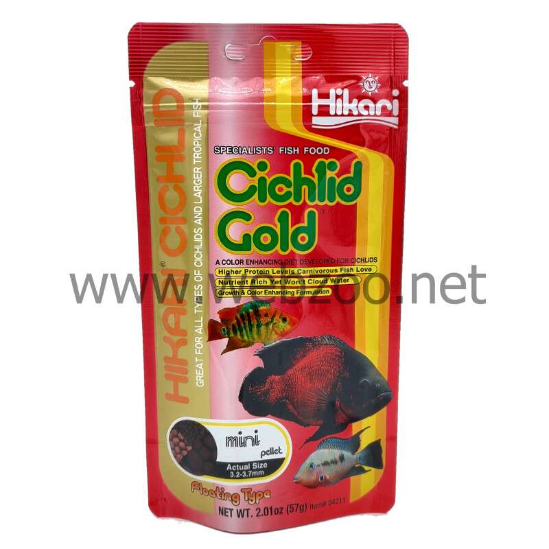 Hikari Cichlid Gold Farge Mini 57g
