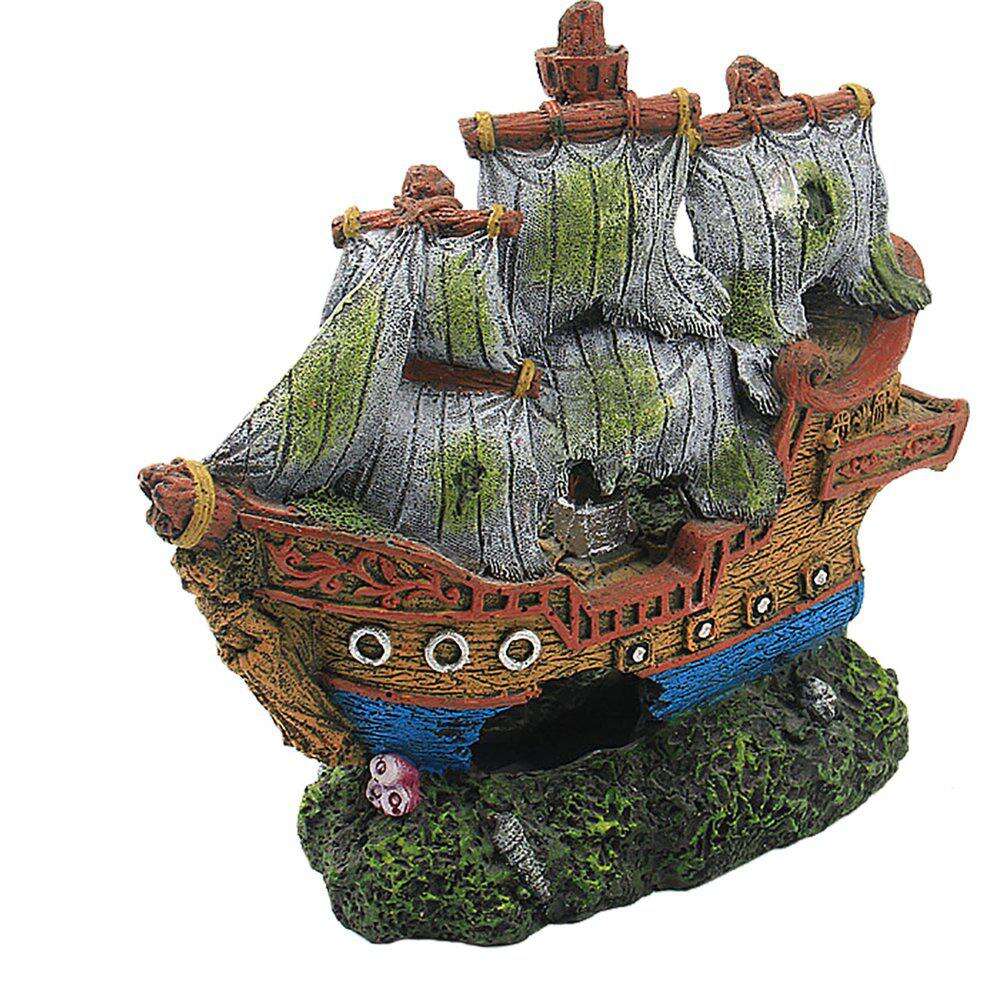 Skipsvrak 15x6.7x14cm