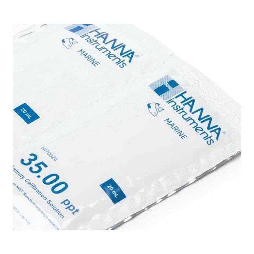 Hanna Salinity Solution 35 ppt Pose 20ml HI70024P