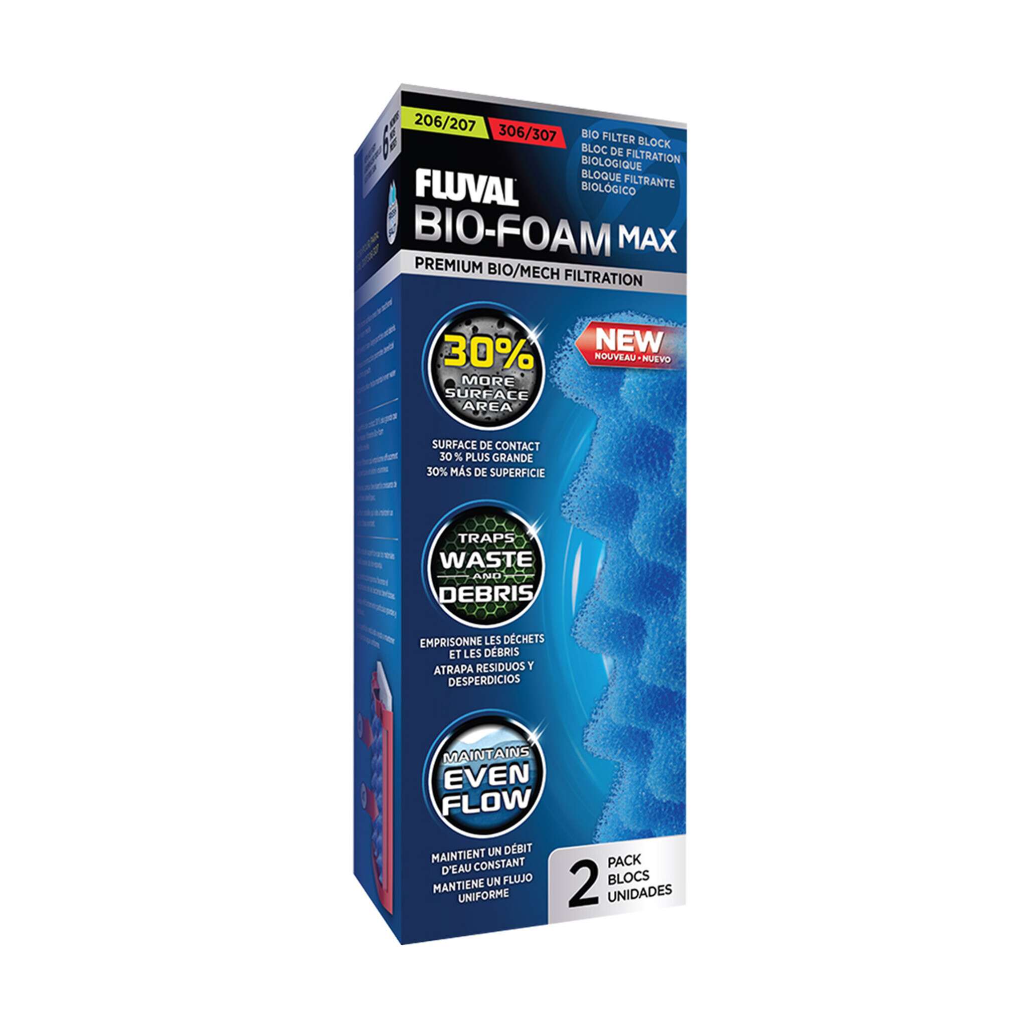 Fluval Bio-Foam MAX til 206/207/306/307 A188