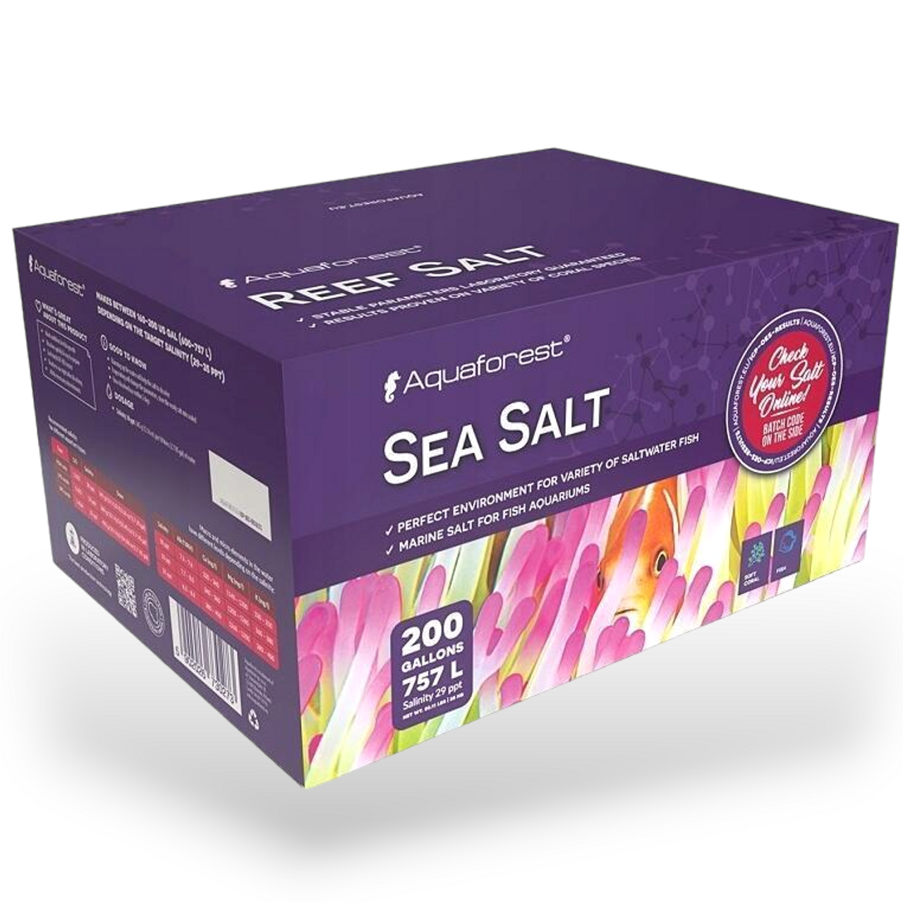Aquaforest Sea Salt 25kg eske