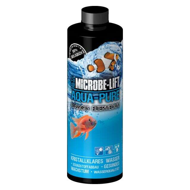 Microbe-lift Aqua-Pure - Liquid Filter Media with Bacteria 236 ml